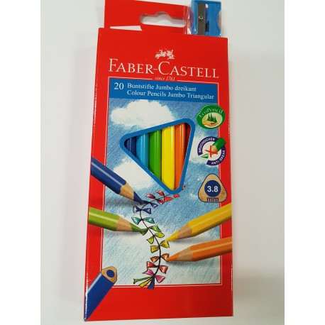 Kredki Faber-Castell trójkątne 20 kolorów