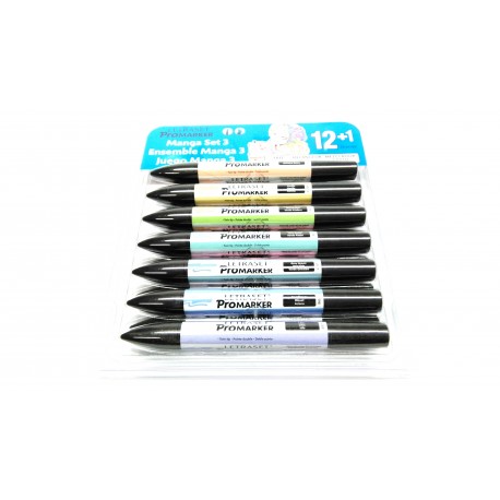 Promarkery Letraset 12 + 1 Set3