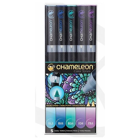 Markery CHAMELEON- Cool Tones Set