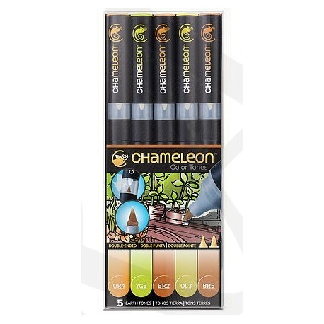 Markery CHAMELEON- Earth Tones Set