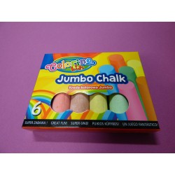 Kreda chodnikowa Jumbo Colorino 6szt