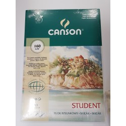 Blok Student A3 CANSON 160g/30ark.szyty